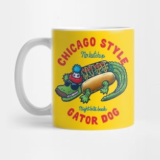 Da Chicago Gator Dog Text Tee Mug